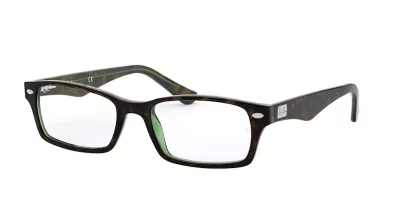 Ray-Ban RX5206 2445 Havana on Green