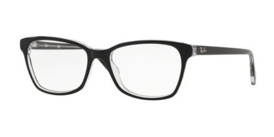 Ray-Ban RX5362 2034 - Top Black on Transparent