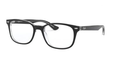 Ray-Ban RX5375 2034 - Black on Transparent