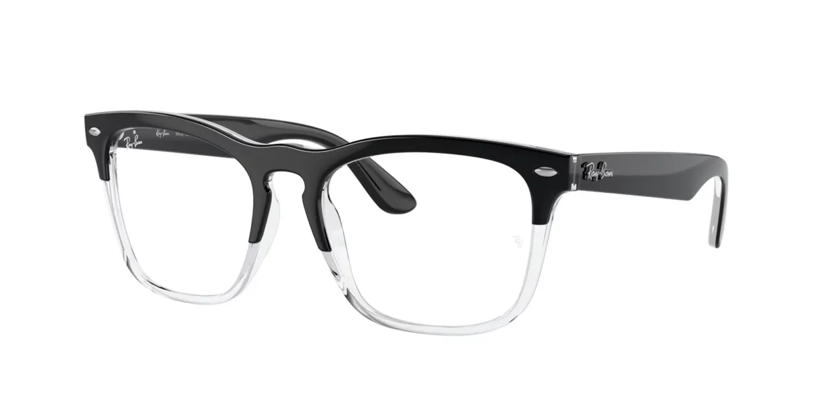 Ray-Ban RX4487V 8193 - Black on Transparent