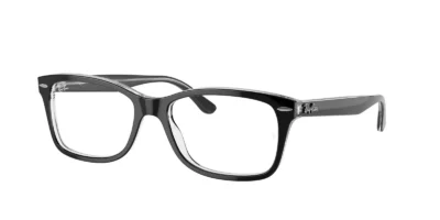 Ray-Ban RB5428 2034 Black on Transparent