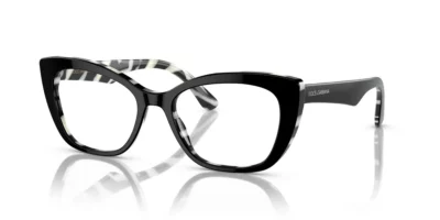 Dolce & Gabbana DG3360 3372 - Top Black on Zebra