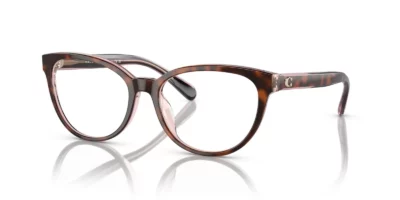 Coach HC6210U 5744 - Tortoise / Transparent Pink