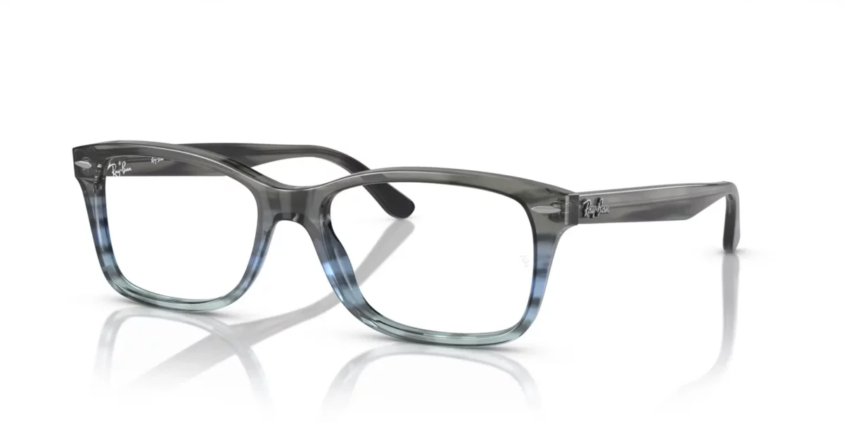 Ray-Ban RX5428 8254 - Striped Grey & Blue
