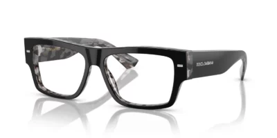 Dolce & Gabbana DG3379 3403 - Black on Grey Havana