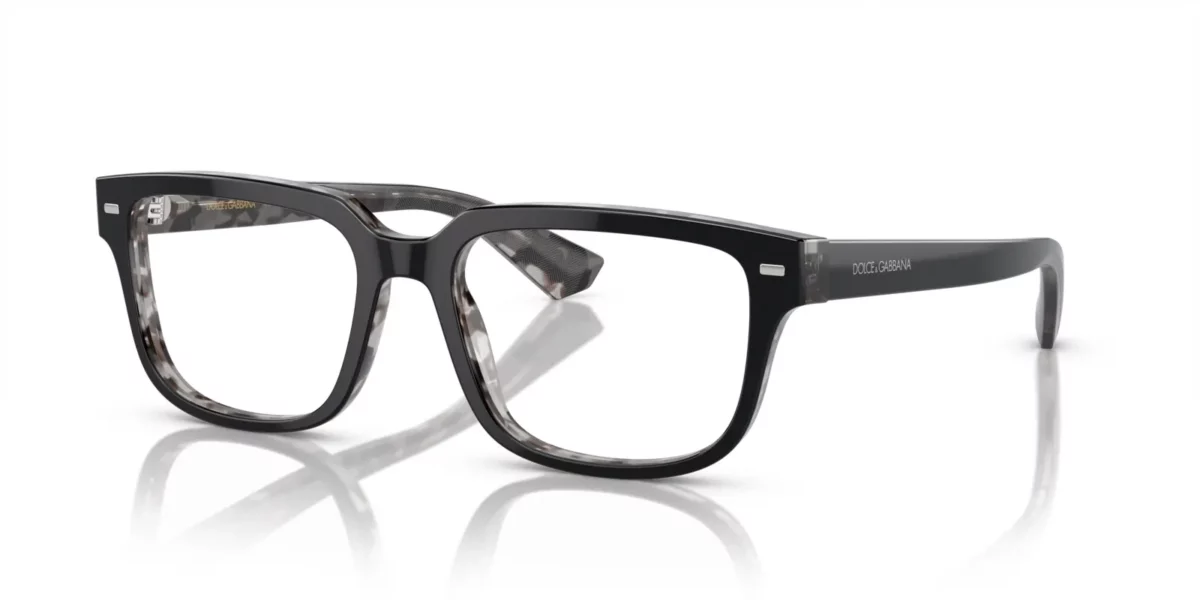 Dolce & Gabbana DG3380 3403 - Black on Grey Havana
