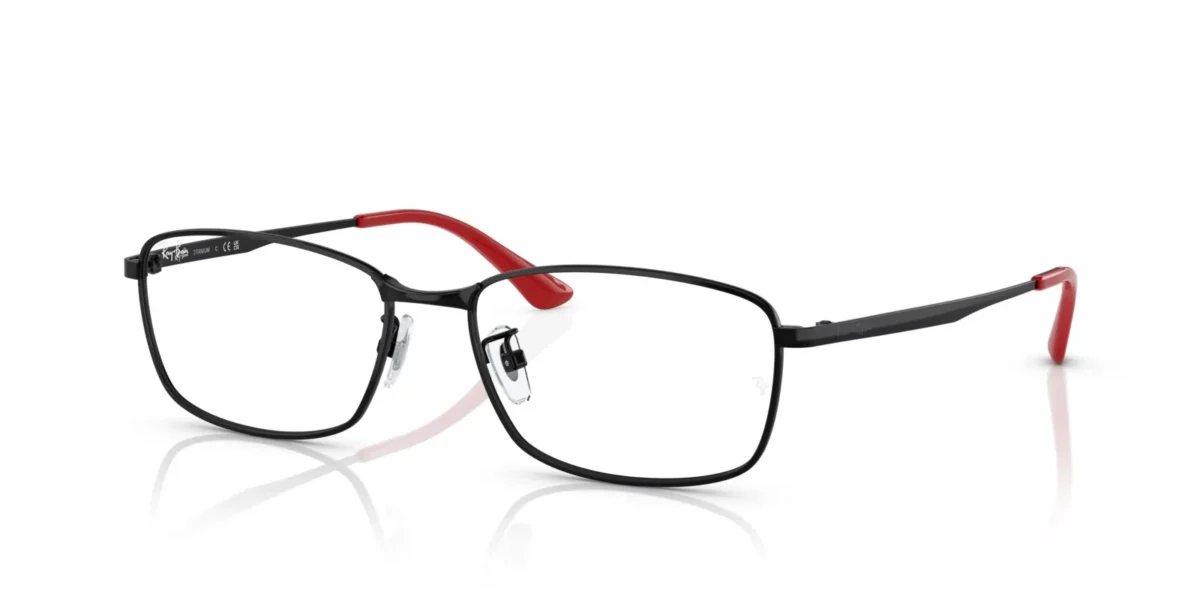 Ray-Ban RX8775D 1237 - Black / Red
