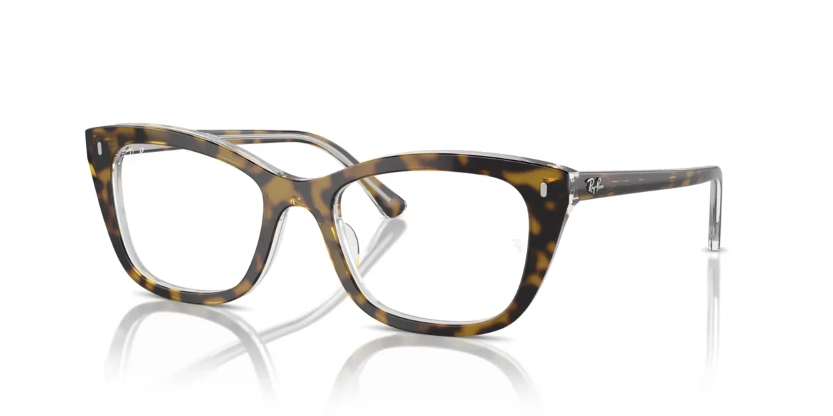 Ray-Ban RX5433 5082 - Havana on Transparent