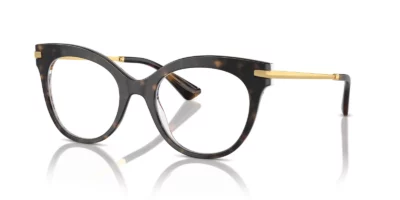Dolce & Gabbana DG3392 3217 - Havana on White Barrow