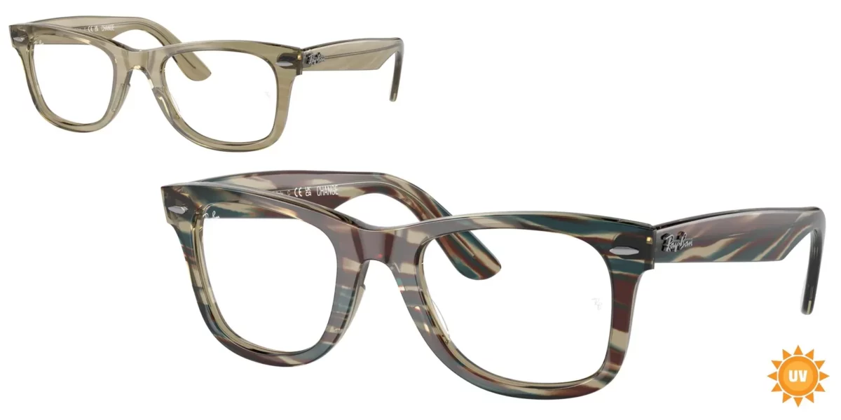 Ray-Ban RX4340V 8381 - Photo Stripes Grey