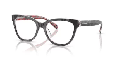 Coach HC6249U 5846 - Black Tortoise / Pink Floral