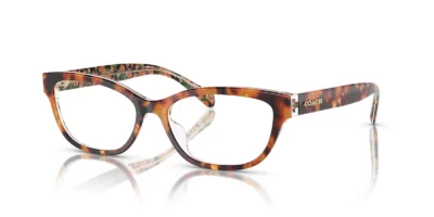 Coach HC6250U 5847 - Amber Tortoise / Orange Floral