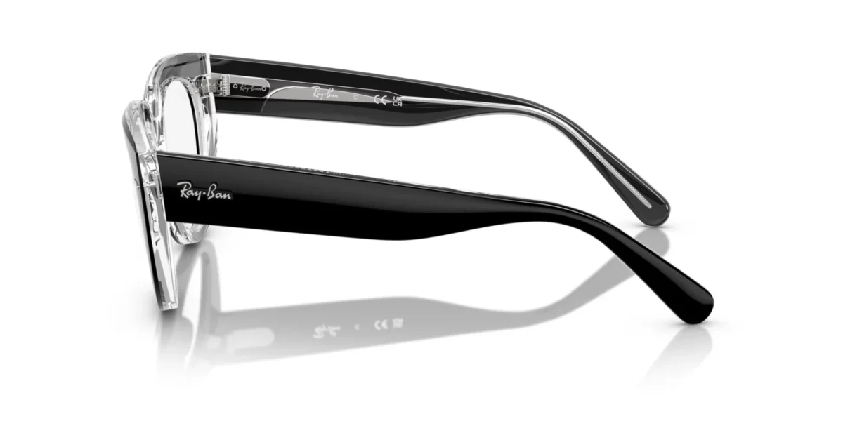 Ray-Ban RX5586 2034 - Black on Transparent