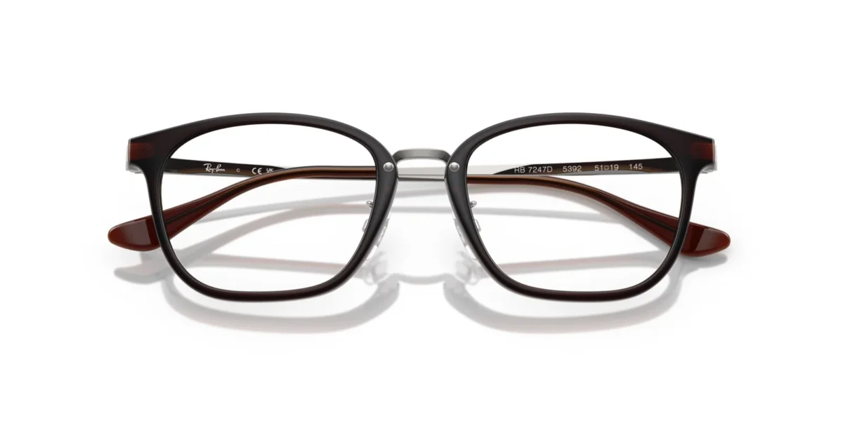 Ray-Ban RX7247D 5392 - Dark Brown