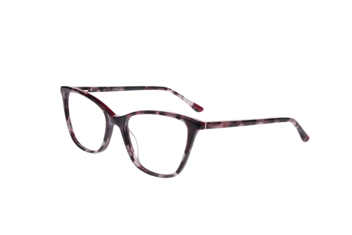 QUILL ZIPPY - Black Tortoise / Red